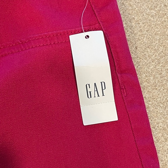 NWT GAP Midrise Super Skinny Denim Leggings in Cranberry Size 6/28 - Picture 8 of 11